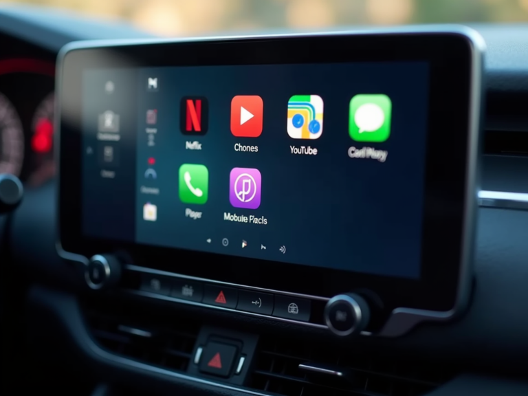 Infotainment carplay android dongle youtube netflix