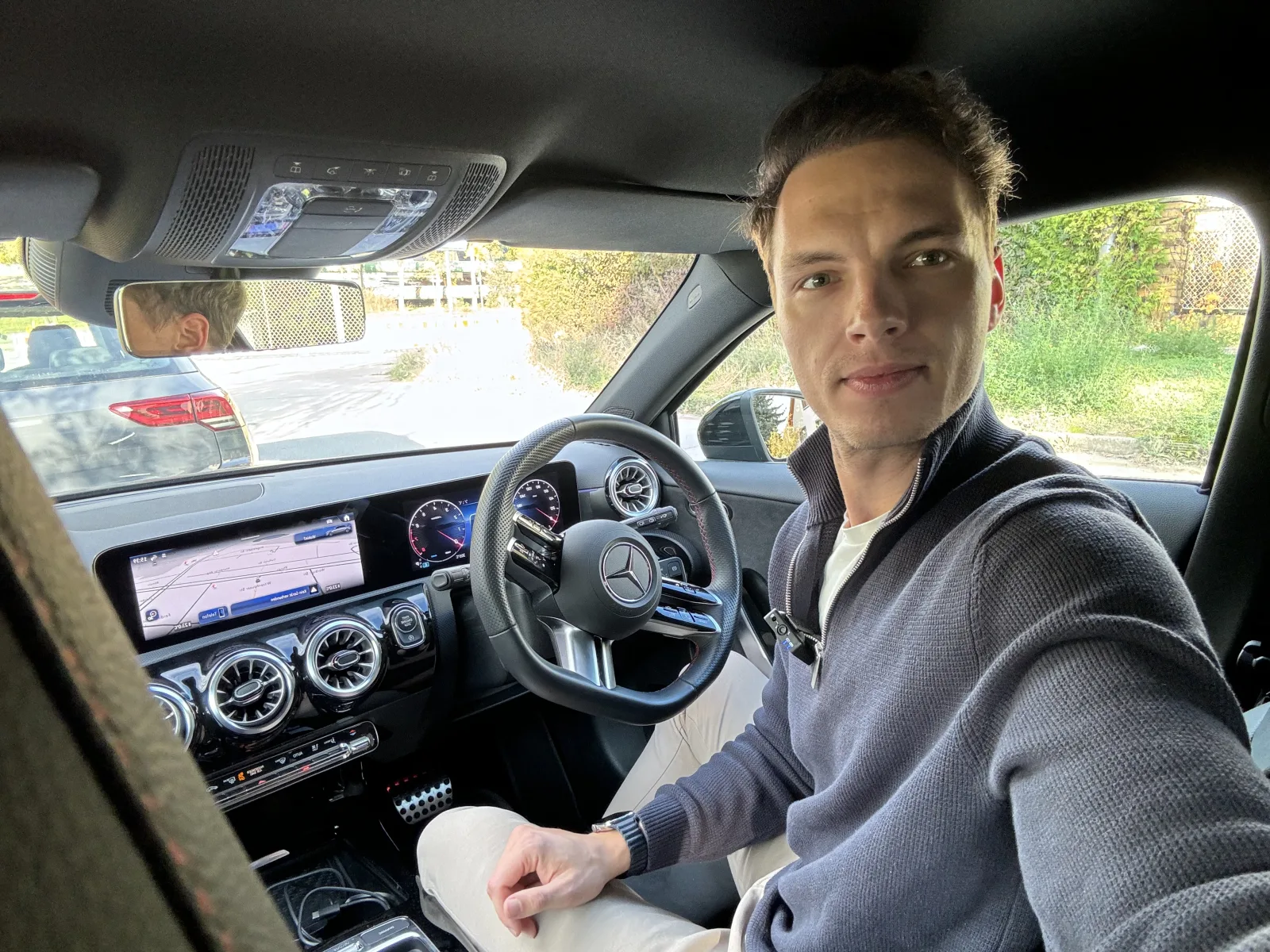Morten Ohle am Steuer